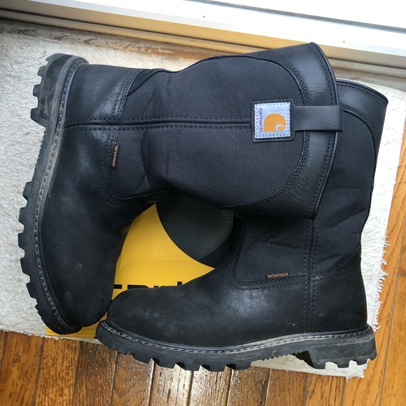 Carhartt pull on Boots Black comfortable worn 3 months only almost new - Picture 4 of 11